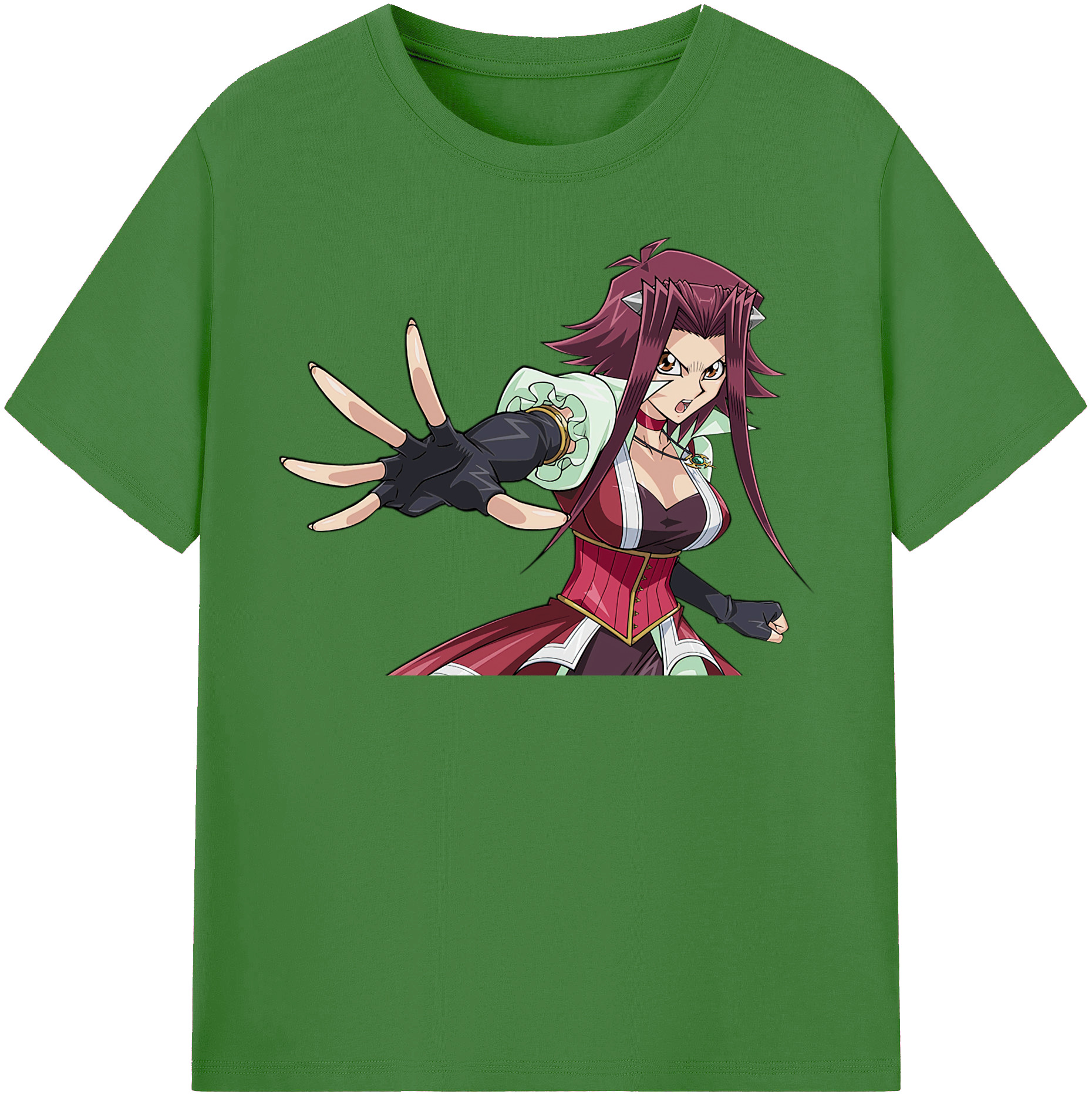 （画像用） 遊☆戯☆王 Yu-Gi-Oh! レディースカジュアルプリントTシャツ（綿100％）
